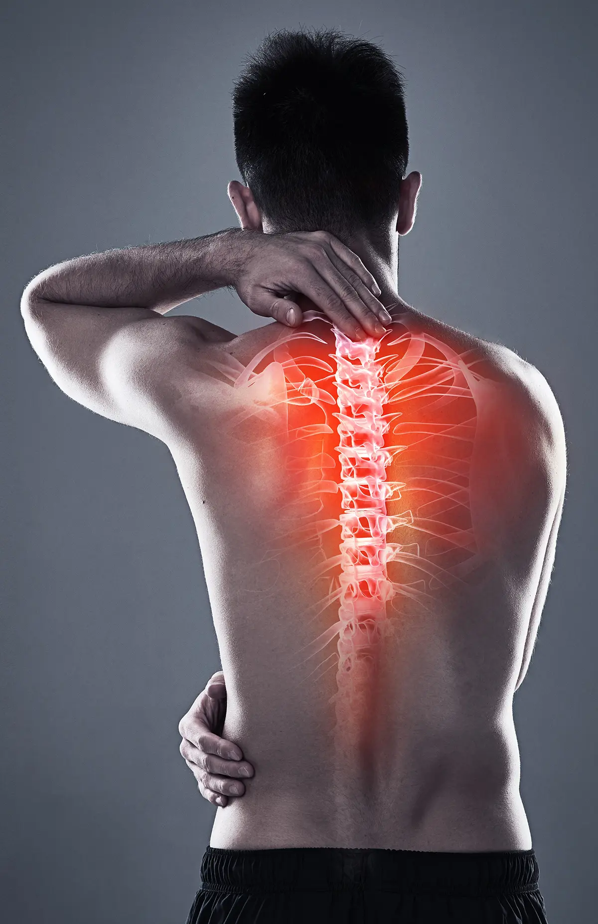 Injury can tear a disc. A tear can leak. We seal it. (Discseel Procedure.)